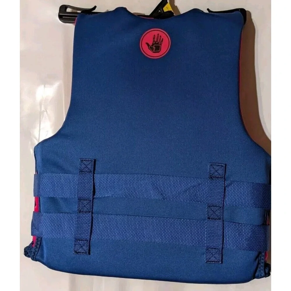 Body Glove - Youth Evoprene‎ PFD Life Vest 55-88 lbs USCG/TC Pink & Blue Stripe